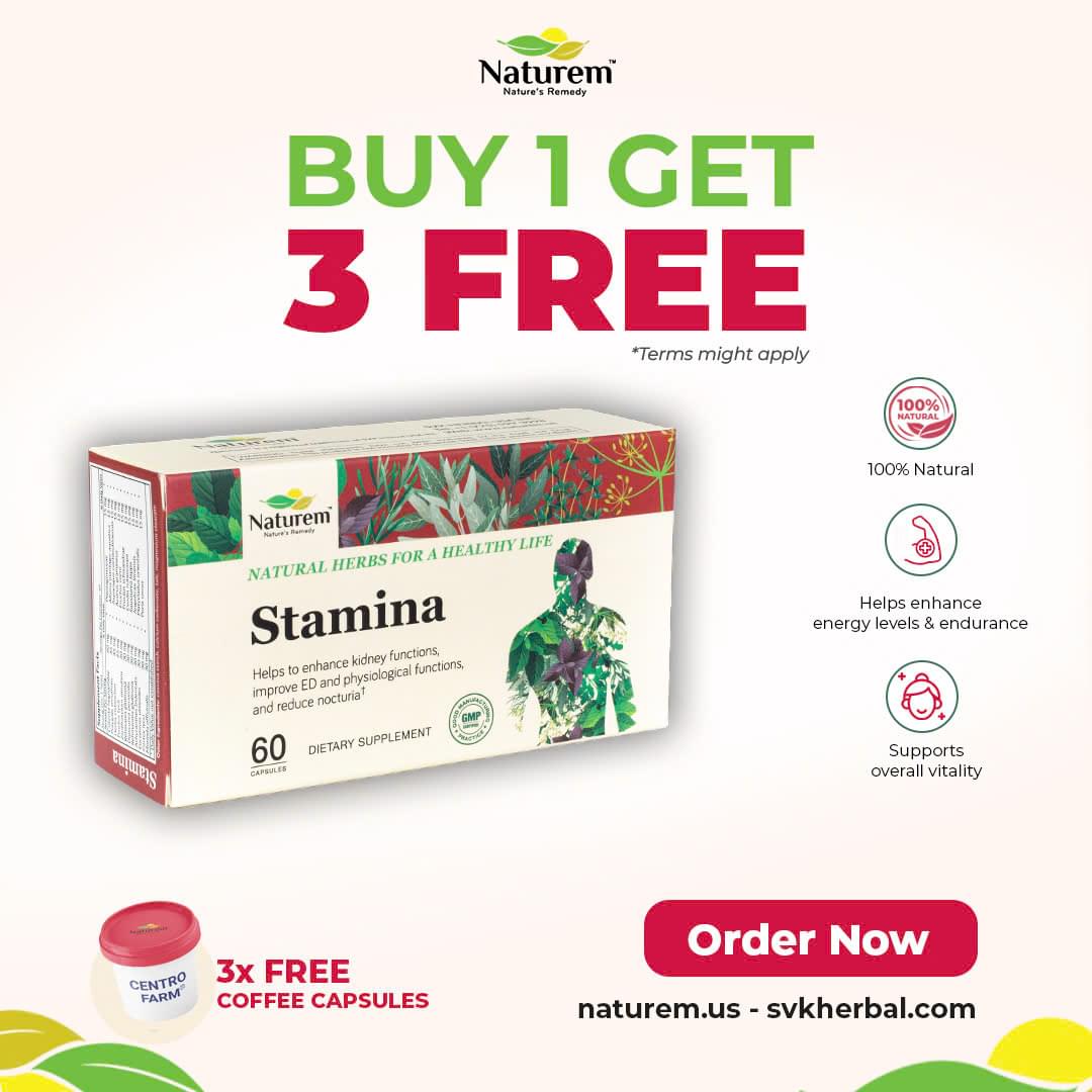 Promotion - Buy 1 Stamina Get 3 Coffee Capsules
