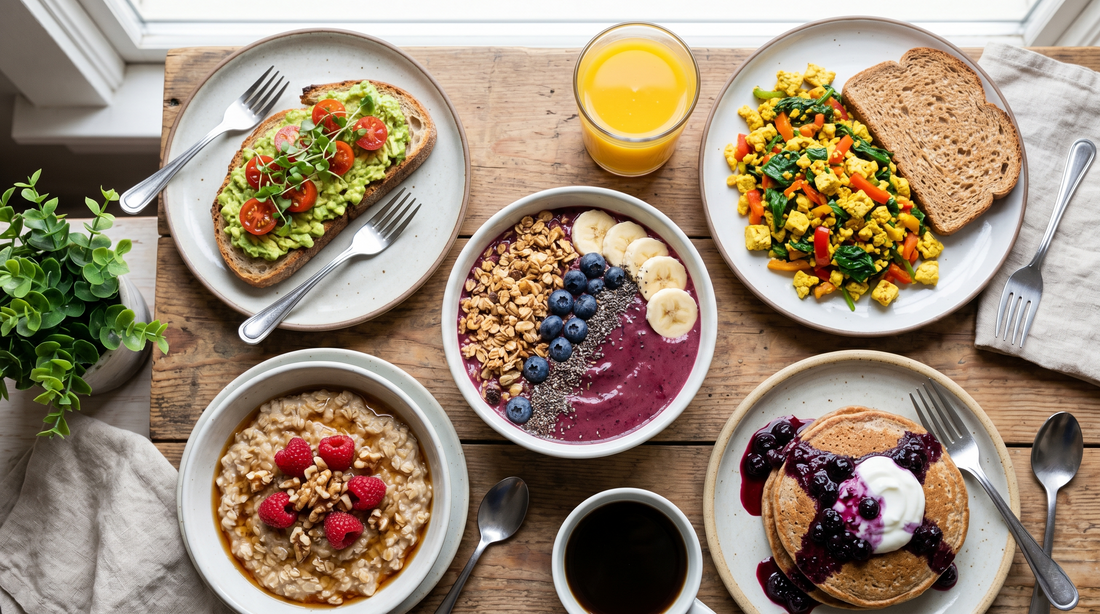 Top 5 best vegetarian breakfast foods to give you plenty of nutrition and energy.