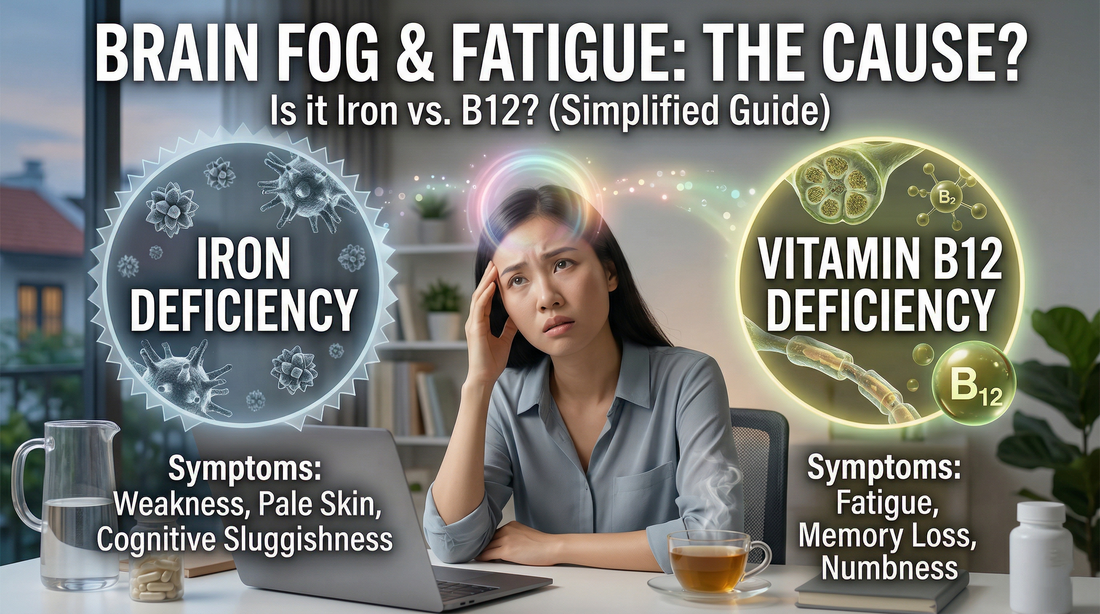 Iron vs. Vitamin B12 Deficiency: Which One Is Causing Your Brain Fog and Fatigue?