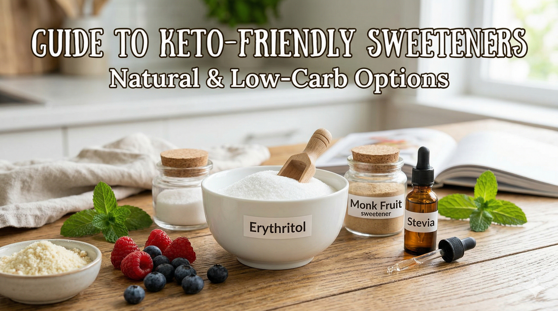 Keto-Friendly Sweeteners: Comparing Stevia, Erythritol, Allulose, and Monk Fruit