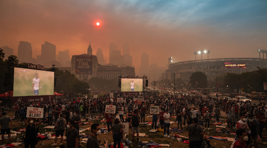 Wildfire Smoke Disrupts Daily Life and World Cup Events Across the U.S. During the Final Weekend